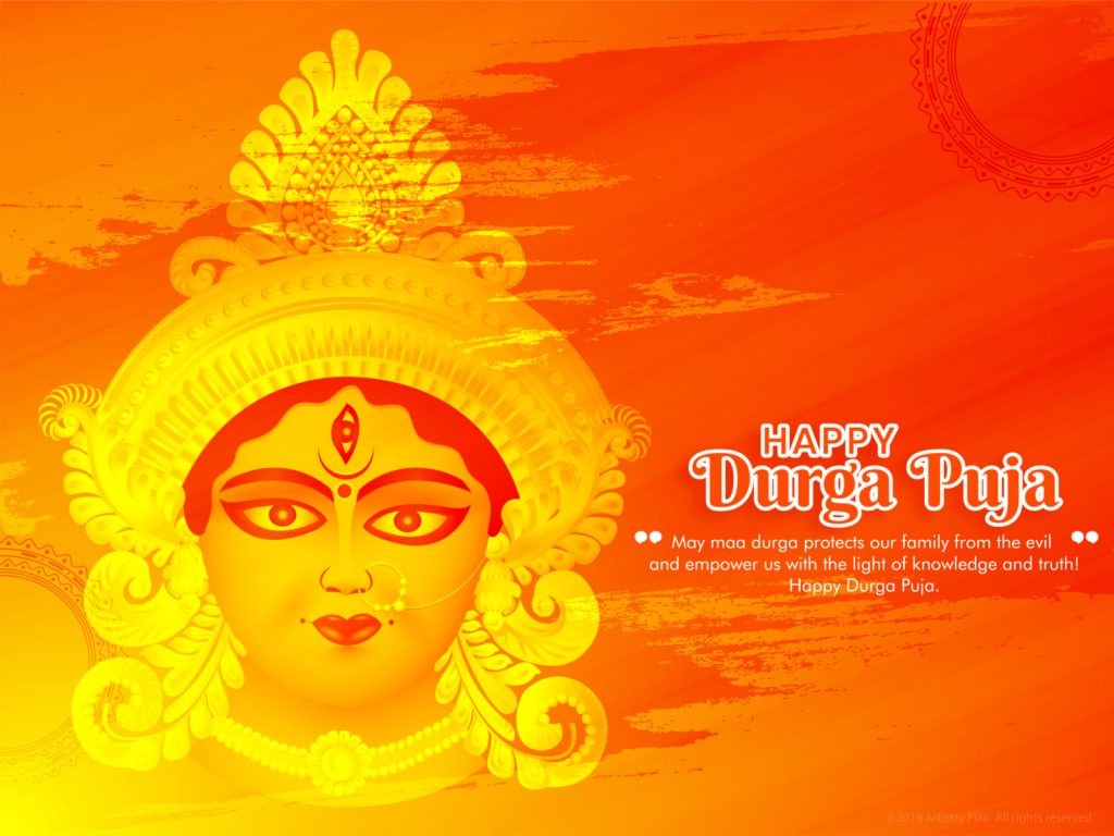 Happy Durga puja wishing Photos